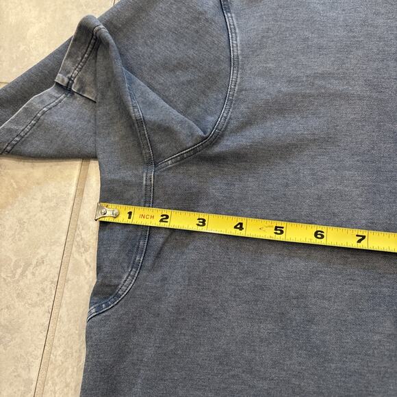 Lululemon Shirt Mens Medium Blue Fundamental Tee Short Sleeve Crew Neck Casual - Picture 4 of 9